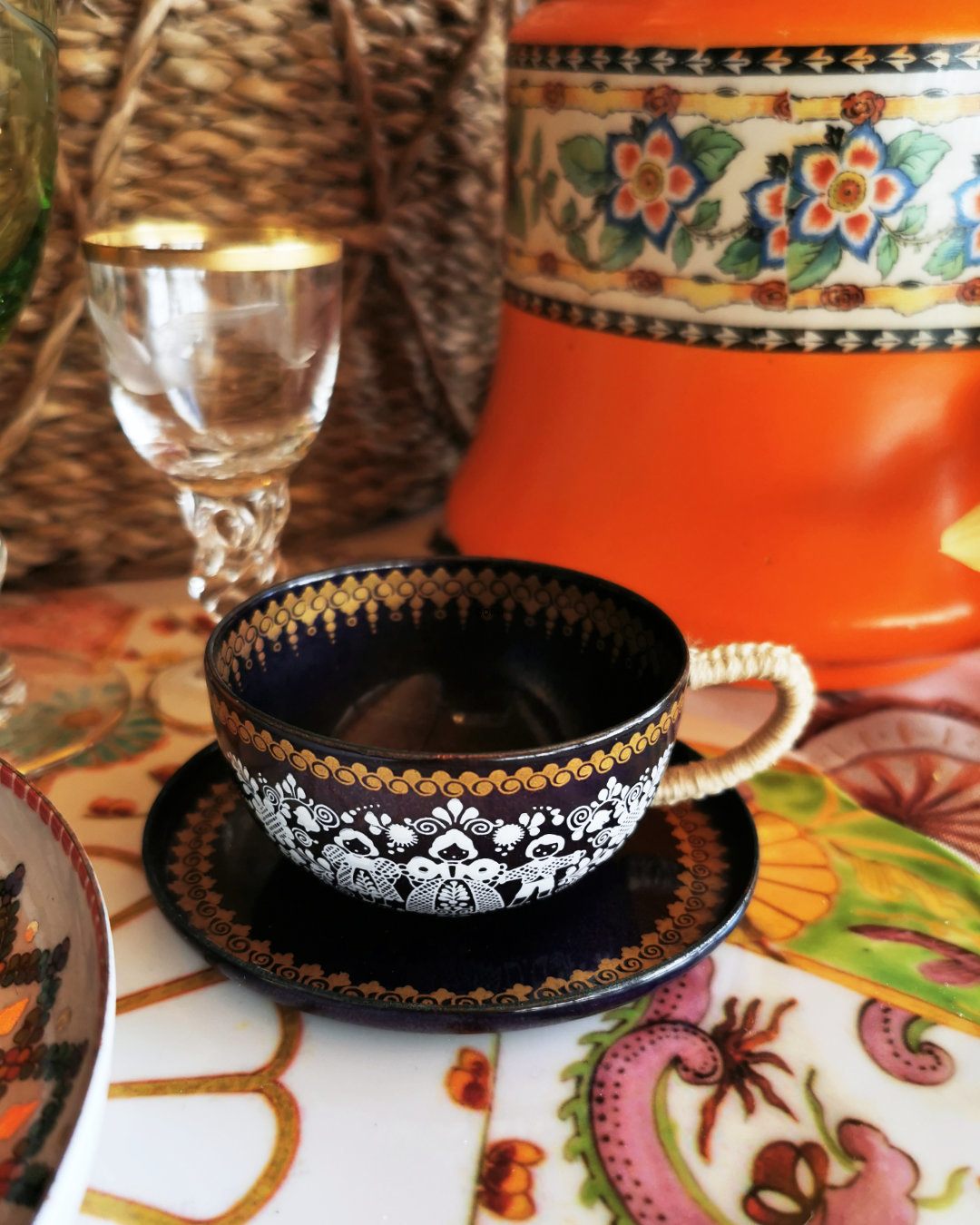 1978 Steinböck Muttertagstasse Lila