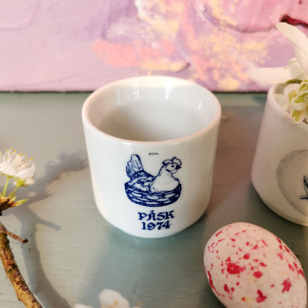 1974 Stockbild Ostereierbecher, Henne