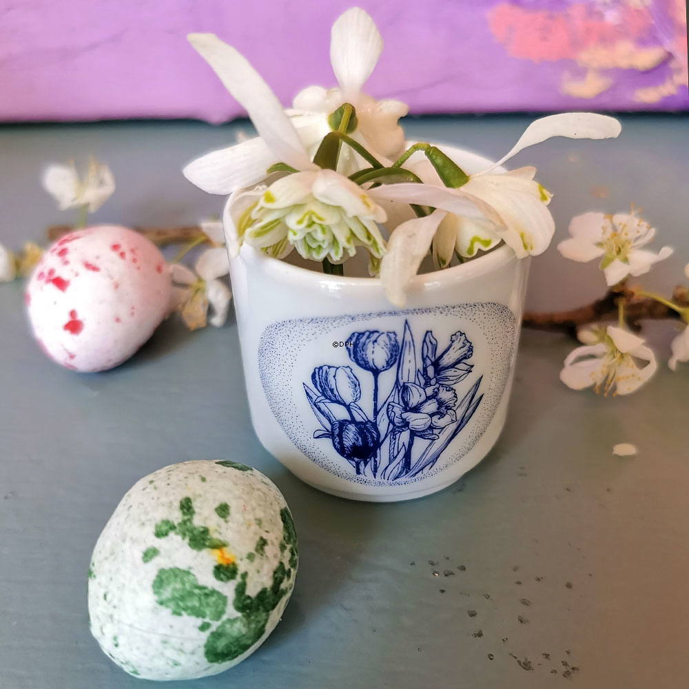 1975 Stockbild Ostereierbecher, Hahn