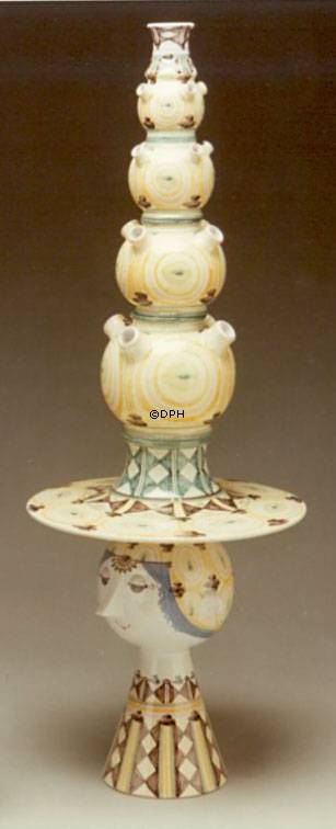 Wiinblad Dyveke, 5 Teile, handbemalt, Blau / Weiß oder mehrfarbig nr. 31