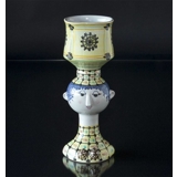 Wiinblad Tulpenkopf nr. 41, handbemalt, blau / weiß oder mehrfarbig