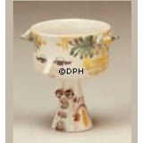 Wiinblad Vase, handbemalt, blau / weiß oder mehrfarbig