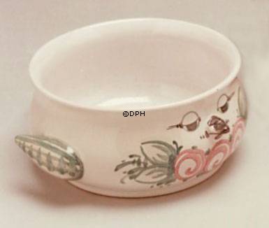 Wiinblad Vogeltopf Nr. 70 handbemalt, Blau / Weiß oder mehrfarbig