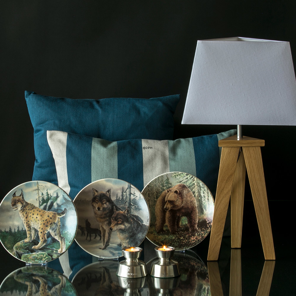 Arabia Raubtierteller mit Wolf