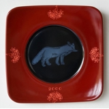 2000 Arabia Flora und Fauna Teller mit Vogelbeere und Fuchs