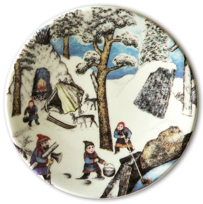 Arabia Weihnachtskartenplakette Nr. 47