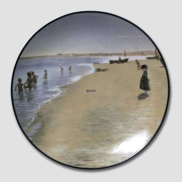 Teller mit Motiv der Skagen-Maler, Christineholm