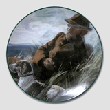 Teller mit Motiv der Skagen-Maler, Christineholm