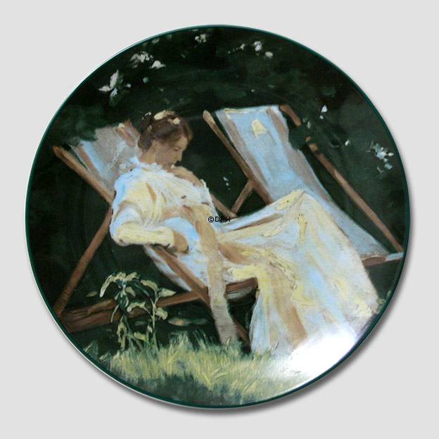 Teller mit Motiv der Skagen-Maler, Christineholm