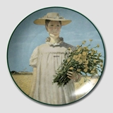 Teller mit Motiv der Skaw-Maler Christineholm