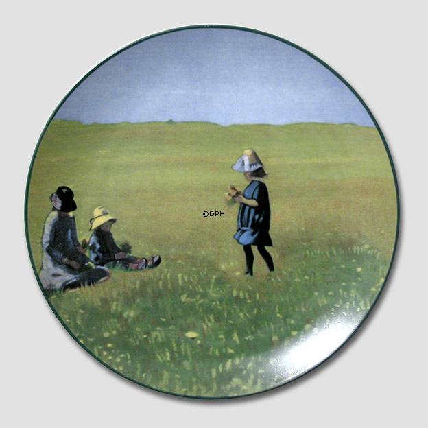 Teller mit Motiv der Skagen-Maler, Christineholm