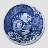 1976 Berühmte dänische Künstler, Weihnachtsteller