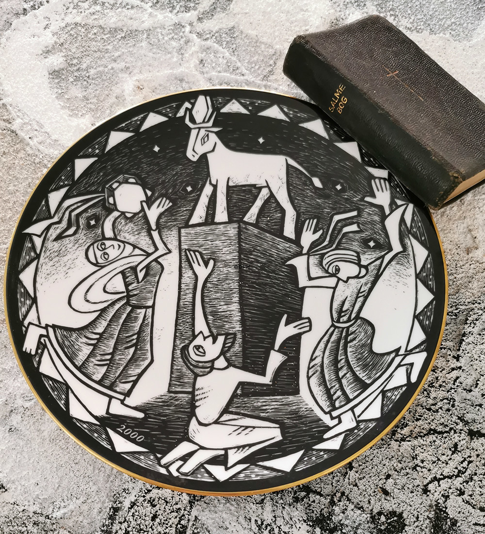 2000 Rörstrand Teller in der Serie Die zehn Gebote