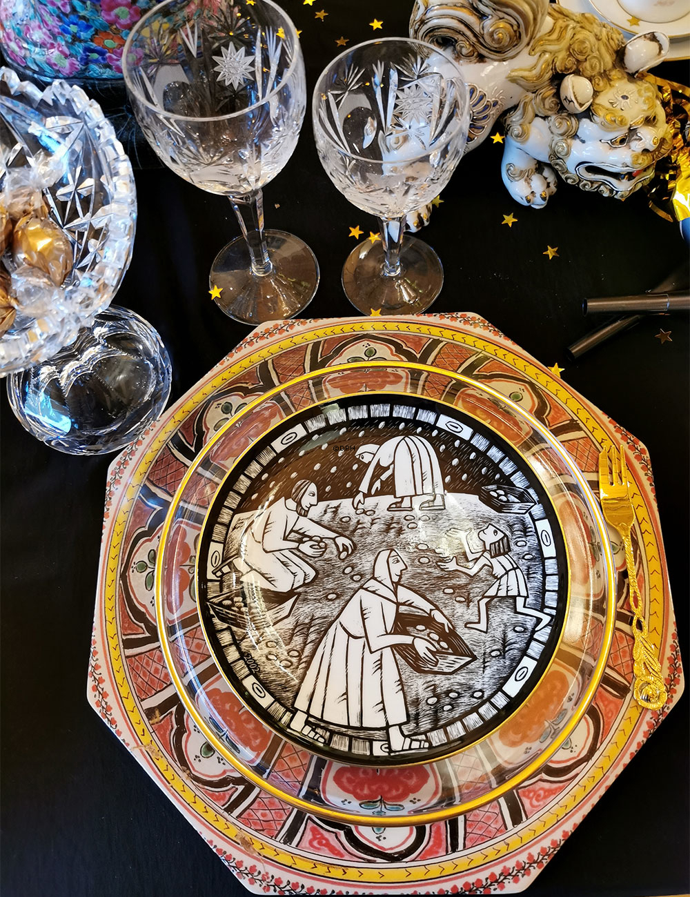 2002 Rörstrand Teller in der Serie Die zehn Gebote