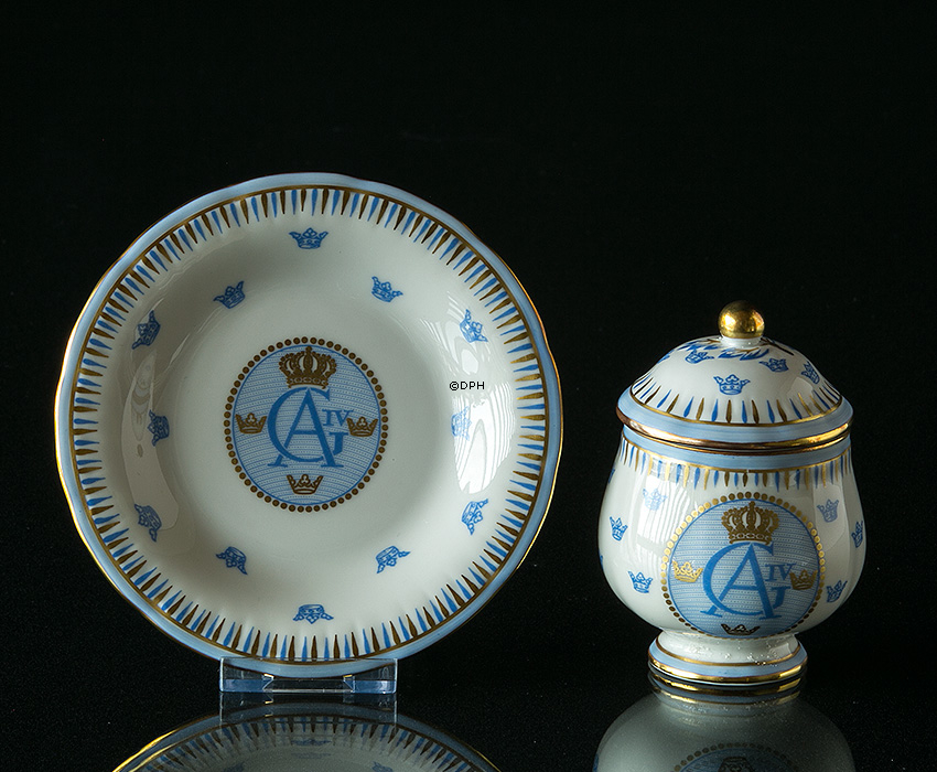 1980 Rörstrand Cremetasse, Gustaf IV Adolf