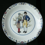 Schwedische Regionaltrachten Kuchenteller Nr. 21 Ångermanland