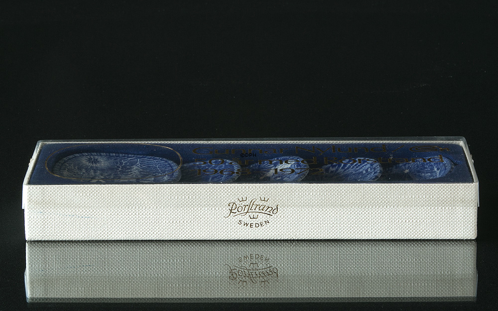 Rörstrand Plaketten, 1968-1972 Satz von 5 Stück