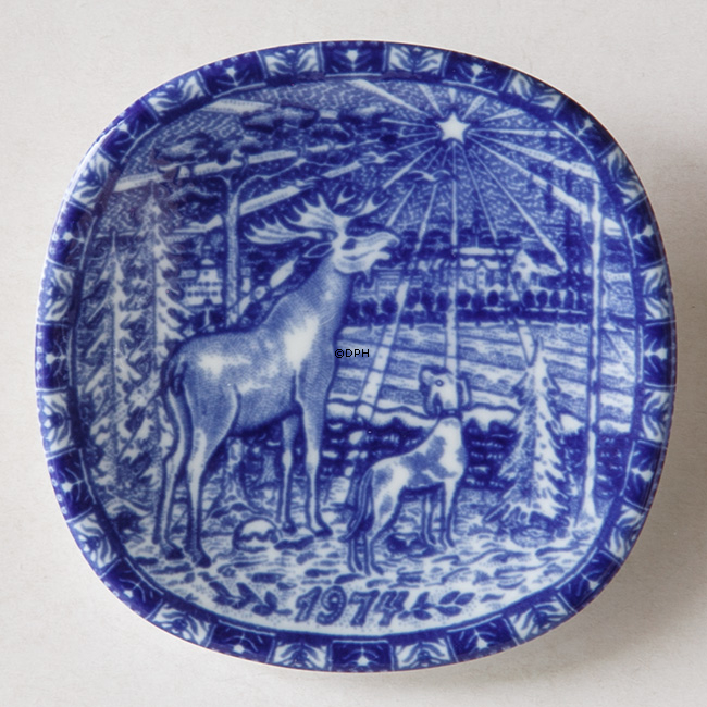 Rörstrand Plaketten, 1973-1977 Satz von 5 Stück.