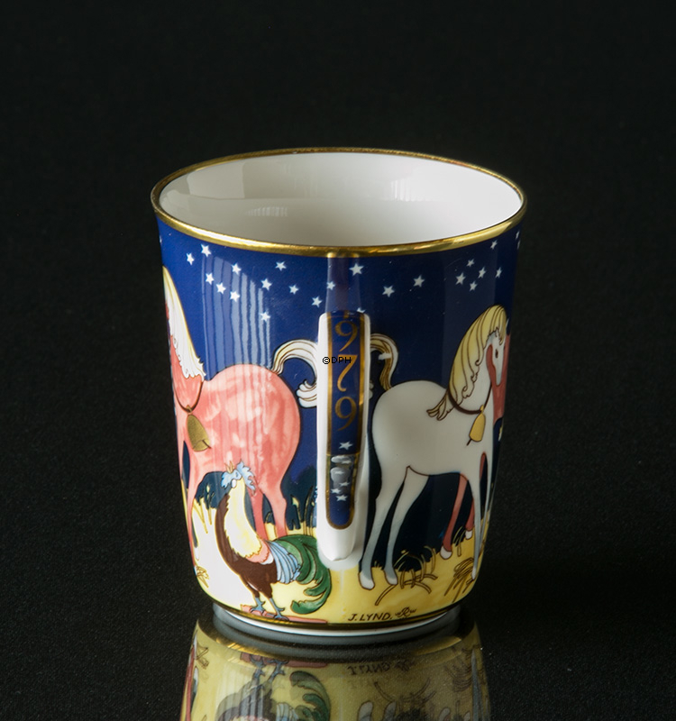 Rörstrand Weihnachtspoesie-Becher 1979