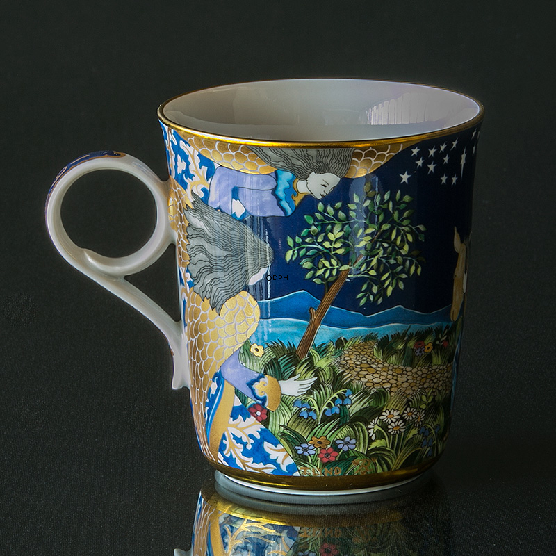 1981 Rörstrand Weihnachtspoesie-Becher, O heilige Nacht