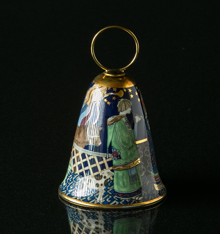 1982 Rörstrand Poesie Weihnachtsglocke, Hirten in Bethlehem