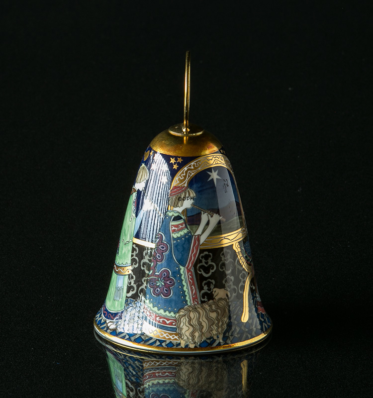 1982 Rörstrand Poesie Weihnachtsglocke, Hirten in Bethlehem