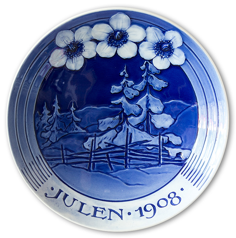 1908 Rörstrand Weihnachtsteller