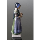 Dahl Jensen Figur Nr. 1144 Havdrup Mädchen in Tracht