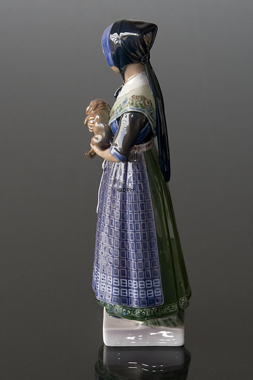 Dahl Jensen Figur Nr. 1144 Havdrup Mädchen in Tracht