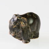 Elefant, Royal Copenhagen Steingut Figur Nr. 20225