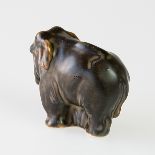 Elefant, Royal Copenhagen Steingut Figur Nr. 20225