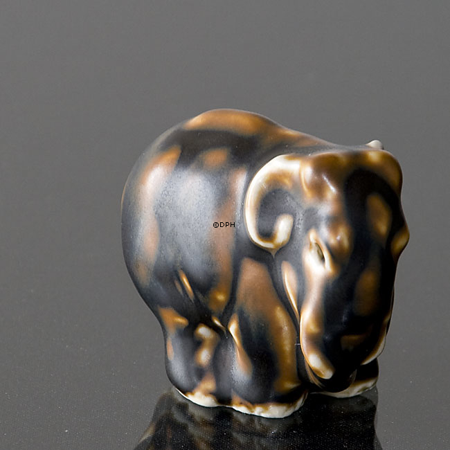 Elefant, Royal Copenhagen Steingut Figur Nr. 20225