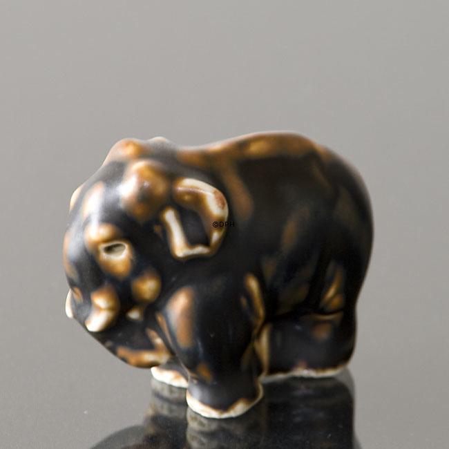 Elefant, Royal Copenhagen Steingut Figur Nr. 20225