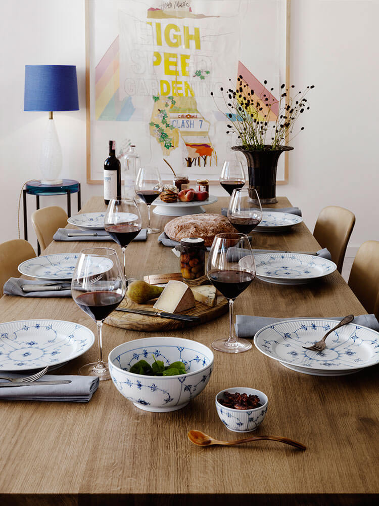 Musselmalet Kaffee- und Speiseservice Royal Copenhagen