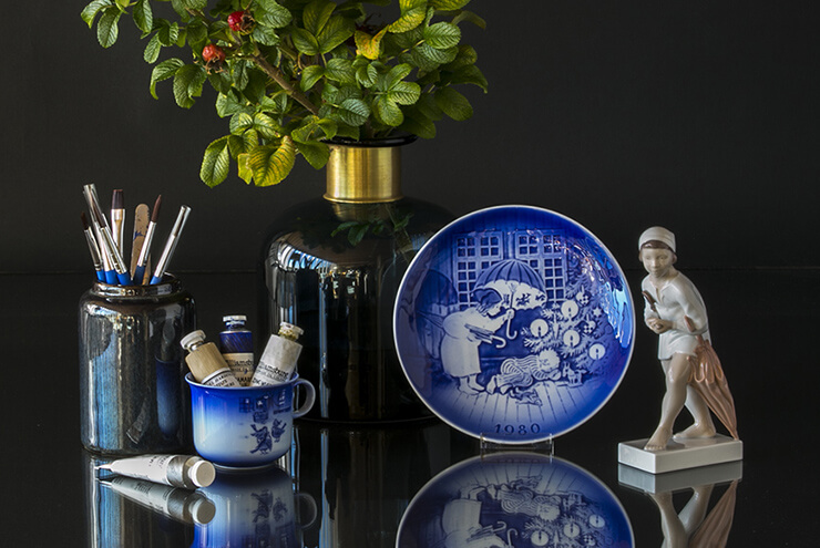 Desiree-Weihnachtsteller mit Hans-Christian-Andersen-Motiven