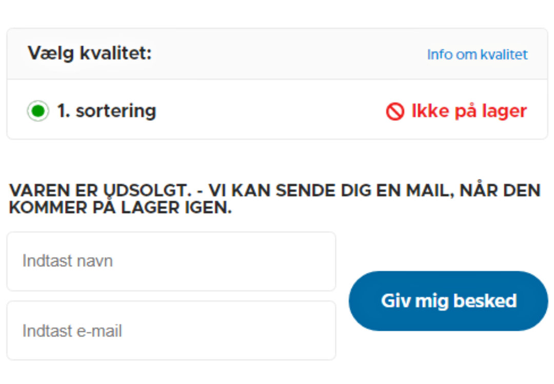 Lassen Sie sich auf die Warteliste setzen