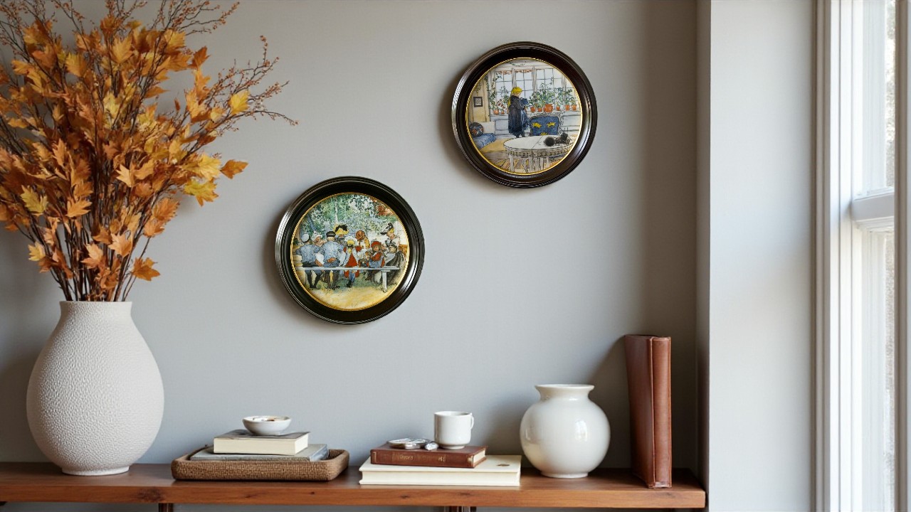 Royal Copenhagen Carl Larsson Bilder im modernen Zuhause – Wärme in den Herbstmonaten.