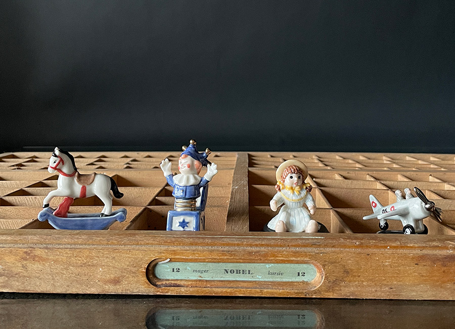 Die niedlichen Figuren aus der Toys-Serie wurden von Svend Vestergaard entworfen