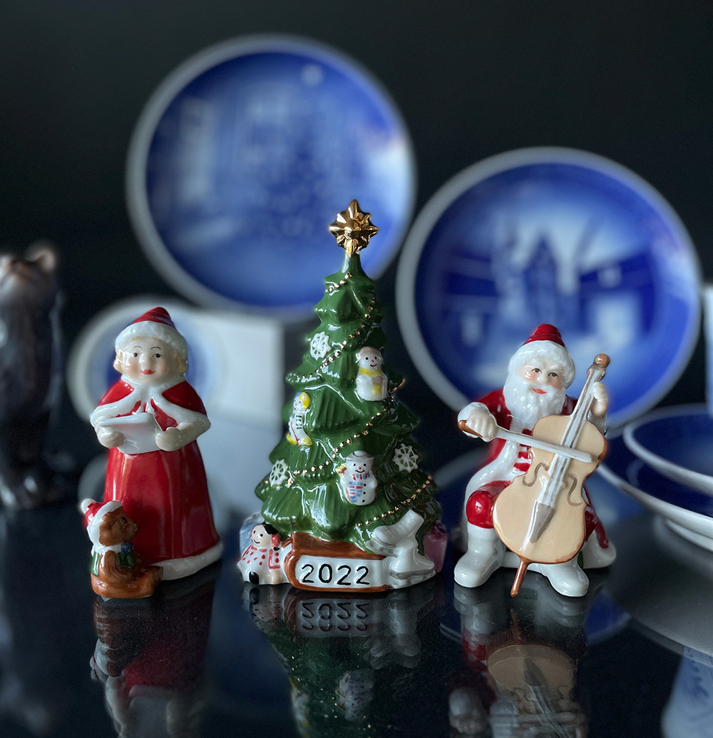 Jährliche Weihnachtsmann und Weihnachtsfrauen von Royal Copenhagen