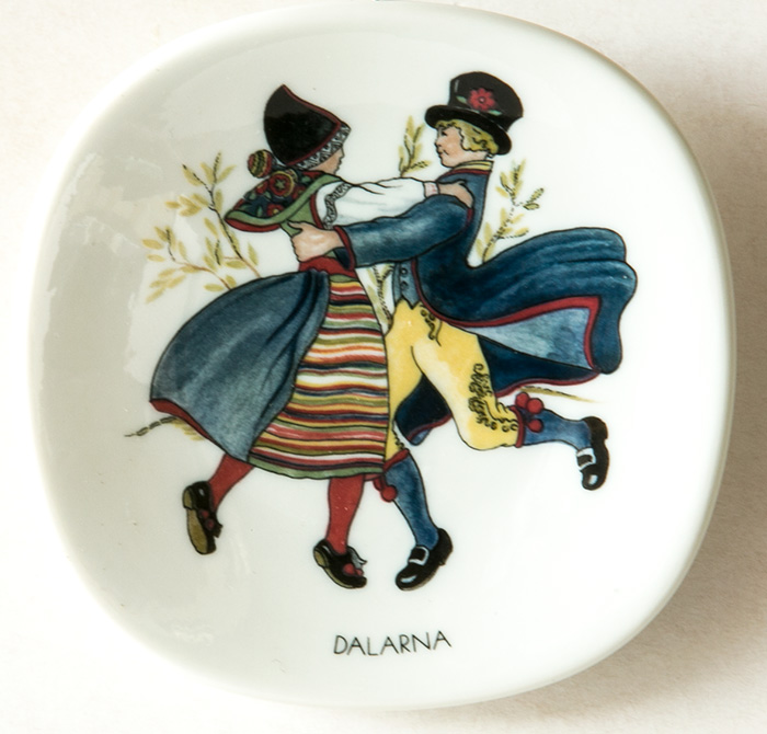 Rörstrand Regionaltrachten Plaketten