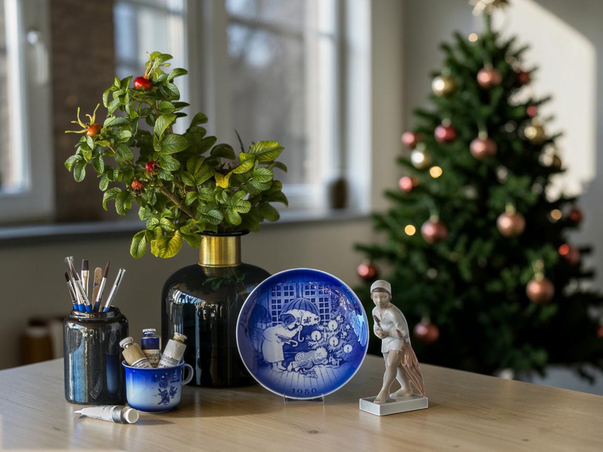 Desiree Weihnachtsteller und Weihnachtsbecher