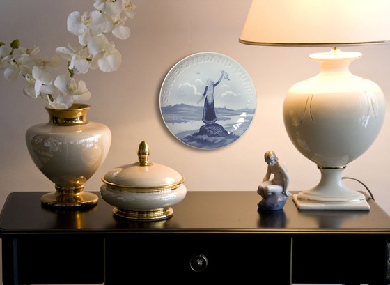 Teller zur Wiedervereinigung mit Südjütland an der Wand