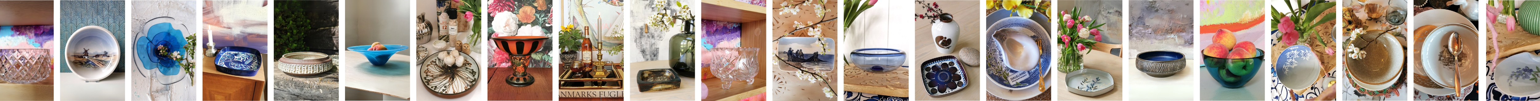 Schalen & Schüsseln in Porzellan, Steinzeug, Fayence und Glas