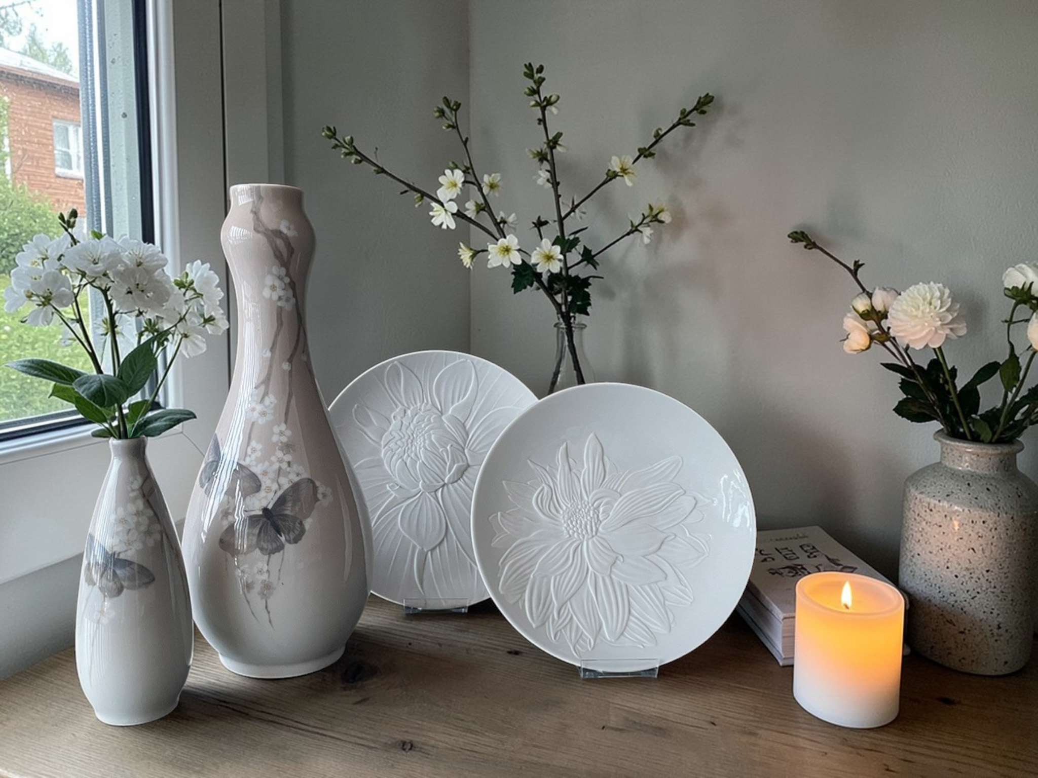 Die Kunst des Blumenschenkens ist eine schöne Serie, u.a. ganz in weiß!